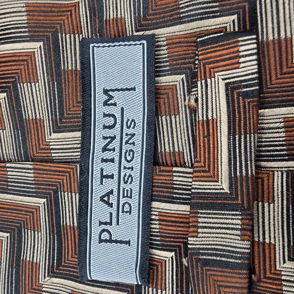 Platinum necktie mens